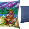 Needlepoint Pillow Kit "Blue Mountains"