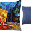 Needlepoint Pillow Kit "Café Terrace at Night"