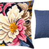 Cross Stitch Pillow Kit "Peonies"