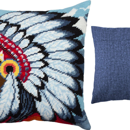 Needlepoint Pillow Kit "Native American"