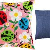 Needlepoint Pillow Kit "Ladybugs and Flowers"