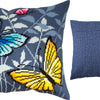 Needlepoint Pillow Kit "Butterflies in the Night"