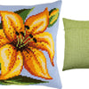 Cross Stitch Pillow Kit "Yellow Lily"