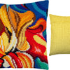Cross Stitch Pillow Kit "Gouache"