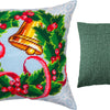 Needlepoint Pillow Kit "Advent Wreath"