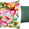 Needlepoint Pillow Kit "Lilies in Watercolor"