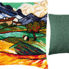 Needlepoint Pillow Kit "Mount Gaussier and Farm Saint Paul"