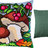 Cross Stitch Pillow Kit "Mushrooms"