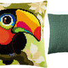 Cross Stitch Pillow Kit "Toucan"
