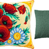 Needlepoint Pillow Kit "Bouquet of Wildflower"