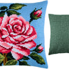 Cross Stitch Pillow Kit "Rose"