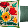 Needlepoint Pillow Kit "Bouquet of Poppies"