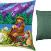 Needlepoint Pillow Kit "Blue Mountains"