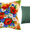 Needlepoint Pillow Kit "Bouquet of Wildflower"