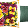 Needlepoint Pillow Kit "Violas"