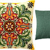 Needlepoint Pillow Kit "Kaleidoscope of Flowers"