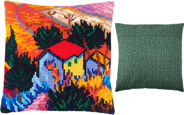 Cross Stitch Pillow Kit 
