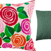 Needlepoint Pillow Kit "Décor of Roses"