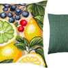 Needlepoint Pillow Kit "Fruit fiesta"