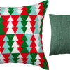 Needlepoint Pillow Kit "Christmas Trees Pattern"
