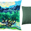 Needlepoint Pillow Kit "Olive Trees"