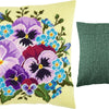 Needlepoint Pillow Kit "Bouquet of Pansies"