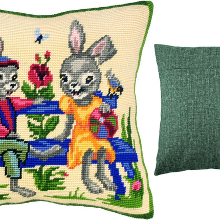 Needlepoint Pillow Kit "Sweet Dreams"