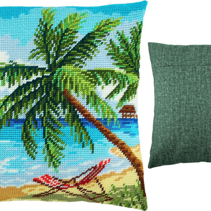 Needlepoint Pillow Kit "Seychelles"