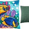 Cross Stitch Pillow Kit "Tropical Fish"