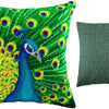 Needlepoint Pillow Kit "Peacock"
