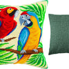 Needlepoint Pillow Kit "Two Parrots"