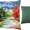 Needlepoint Pillow Kit "Rubies of Autumn"