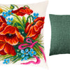 Needlepoint Pillow Kit "Flower arrangement"