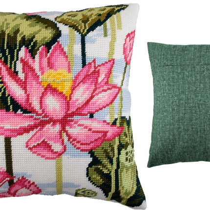 Needlepoint Pillow Kit "Lotus"