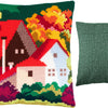 Cross Stitch Pillow Kit "Autumn Landscape"