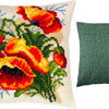 Cross Stitch Pillow Kit "Poppies, C. Klein"