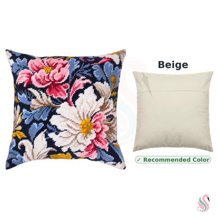 Needlepoint Pillow Kit "Peony"