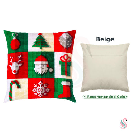 Cross Stitch Pillow Kit "Christmas mood"