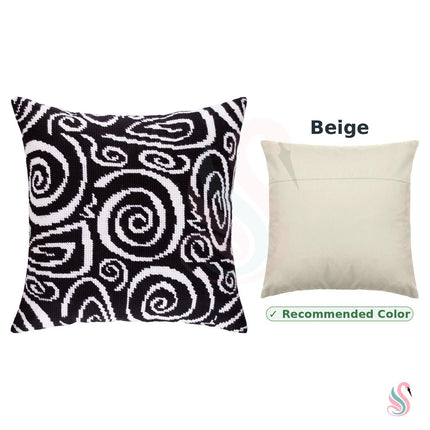 Needlepoint Pillow Kit "Serpentine"