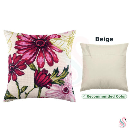 Needlepoint Pillow Kit "Asters"