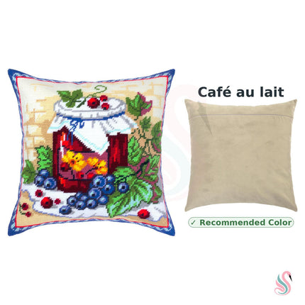 Needlepoint Pillow Kit "Still life with currants"