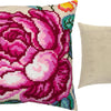 Cross Stitch Pillow Kit "Rose"