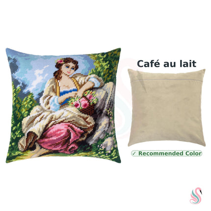 Needlepoint Pillow Kit "The Little Gardener"