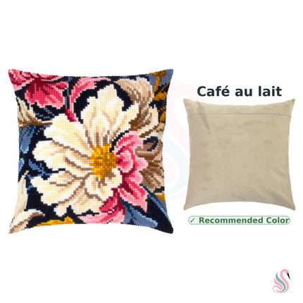 Cross Stitch Pillow Kit "Peonies"