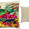 Needlepoint Pillow Kit "Sparrow and Cherries"