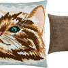 Cross Stitch Pillow Kit "Cat"