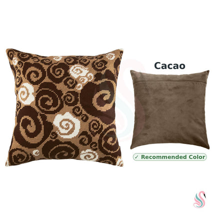 Needlepoint Pillow Kit "Cappuccino"