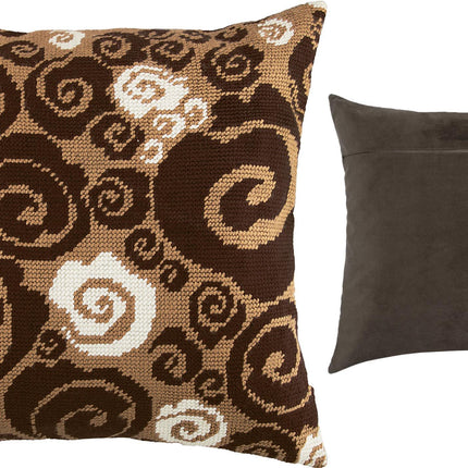 Needlepoint Pillow Kit "Cappuccino"