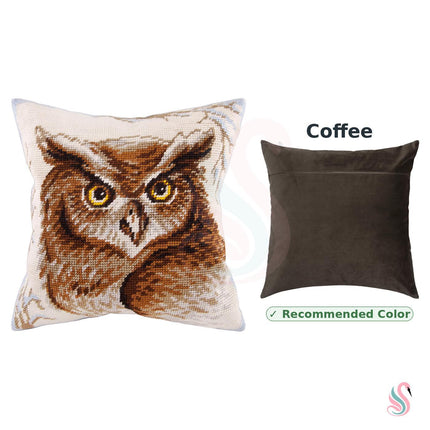 Needlepoint Pillow Kit "Eagle-Owl"