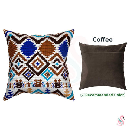 Needlepoint Pillow Kit "Yucatán Mexican Pattern"